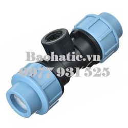 Tê ren trong vặn ren nối nhanh HDPE D20, D25, D32, D40, D50, D63, D75, D90, D110